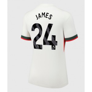 Fotbalové Dres Chelsea Reece James #24 Dámské Venkovní Oblečení 2025-26 Krátký Rukáv